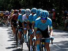 Astana na ele balíku v osmé etap Tour.
