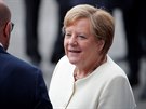 Nmecká kancléka Angela Merkelová na slavnostní pehlídce v Paíi. (14....