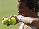 Barbora Strýcová v semifinále Wimbledonu