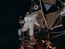 Buzz Aldrin, za chvíli druhý muž na Měsíci