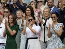 Vévodkyn Kate a Meghan pily spolu s Pippou Middletonovou na enské finále...