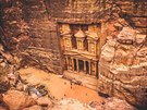 Jordánsko, pokladnice ve skalním mst Petra