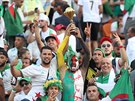 Fanouci alírských fotbalist ped finále afrického ampionátu