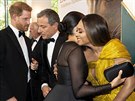 Princ Harry, vévodkyn Meghan a zpvaka Beyoncé na evropské premiée filmu Lví...