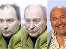 Michal David v 90. letech, po úprav v aplikaci FaceApp a v roce 2019