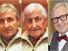 Karel Hemánek v 90. letech, po úprav v aplikaci FaceApp a v roce 2018