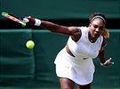 Bekhend Sereny Williamsové v semifinále Wimbledonu.