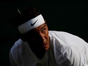 panl Rafael Nadal bhem tvrtfinle Wimbledonu.