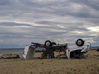 Na pláži na řeckém poloostrově Chalkidiki v noci na čtvrtek zemřeli dva Češi....