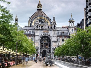 Nádraží Antwerpen-Centraal v belgických Antverpách
