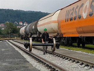 V Děčíně otevřeli novou železniční vlečku