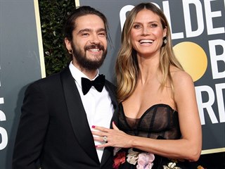 Tom Kaulitz a Heidi Klumová (Beverly Hills, 6. ledna 2019)
