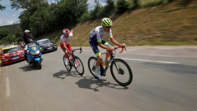 Do niku se v 7. etap Tour de France vydali Stephane Rossetto (vlevo) a Yoann Offredo.