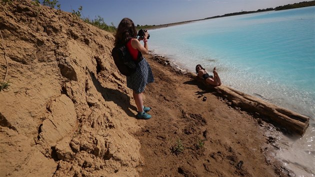 Tyrkysov rybnk pezdvan sibisk Maledivy se stal oblbenou atrakc turist. (11. ervence 2019)