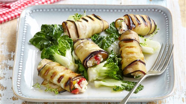 Grilovan lilkov rolky