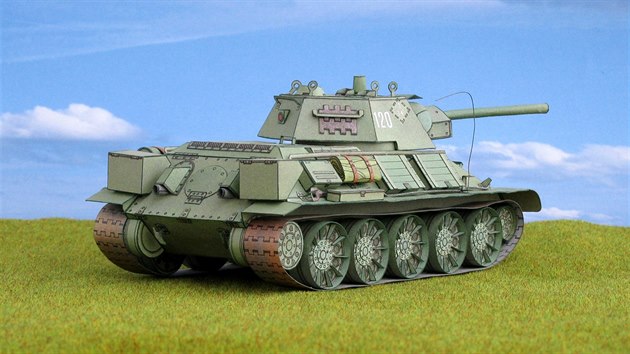 Rusk tank z 2. svtov vlky T34/76 vyel v ABC v kvtnu 1995 a je vmtku 1:34.