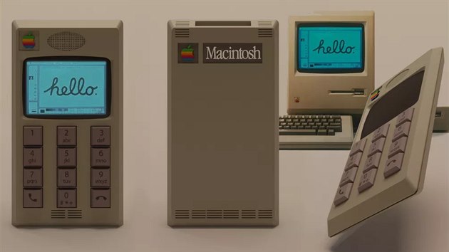 Kdyby iPhone vyrobili v dob legendrnho Macintoshe.