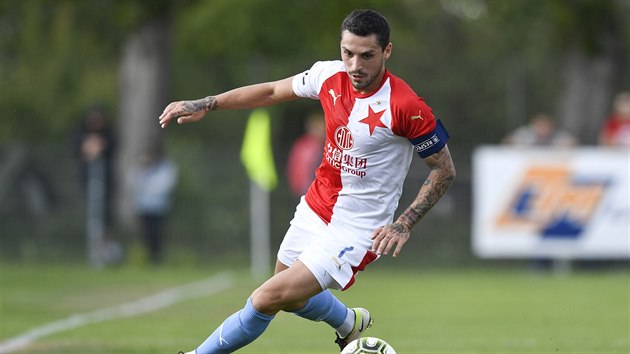 Nicolae Stanciu pi svm debutu v dresu Slavie.