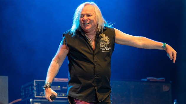 Kanadsk rodk Bernie Shaw s legendrn britskou skupinou Uriah Heep vystoupil na festivalu Masters of Rock ve Vizovicch.