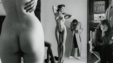 HELMUT NEWTON (1920-2004), Self Portrait with Wife and Models, Paris 1981