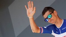 Warren Barguil na startu páté etapy Tour.