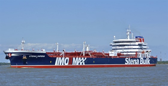 Britský tanker Stena Impero (5. kvtna 2019)