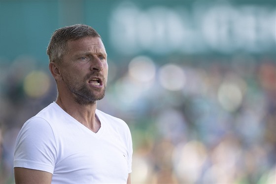 Martin Ha�ek v dobách, kdy trénoval Bohemians Praha 1905.