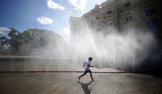 Horké poasí letos zasáhlo i Víde (23. ervence 2019)