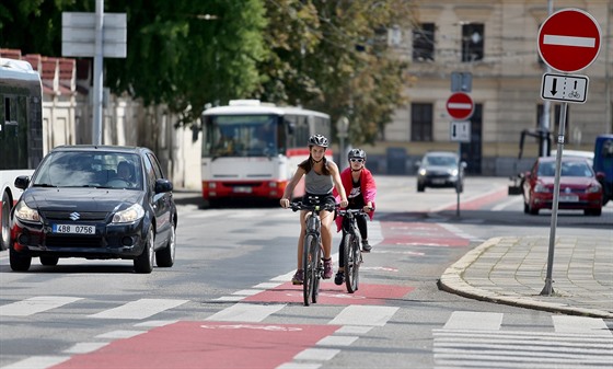 V Brně chtějí zrušit obousměrné pruhy pro cyklisty. Jeden takový má zmizet také...