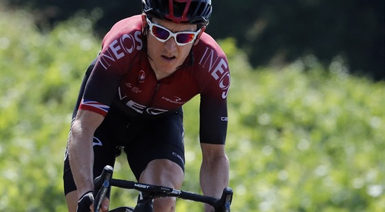 Britský cyklista Geraint Thomas bhem 16. etapy Tour de France