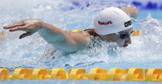 Maďarská plavkyně Katinka Hosszúová na mistrovství světa v Kwangdžu