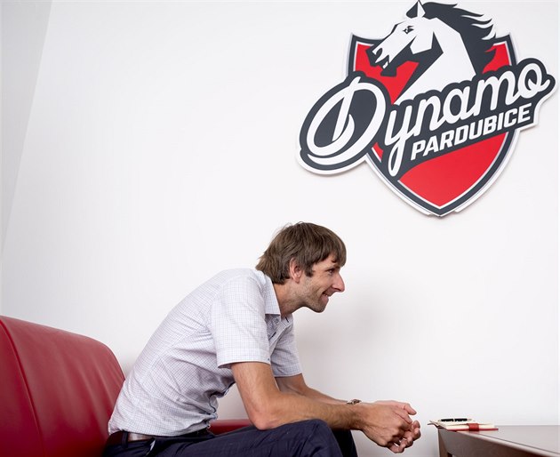 Generální manaer HC Dynamo Pardubice Martin Sýkora.
