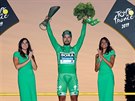 Slovenský jezdec Peter Sagan slaví sedmé vítzství zeleného dresu v Tour de...