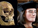 Lebka anglického krále Richarda III pomohla pi tvorb modelu jeho...