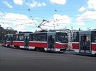 Po Brn se prohání tramvajová trojata