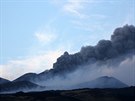Erupce sicilské sopky Etny (28. ervence 2019)