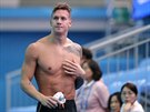 Americký plavec Caeleb Dressel na mistrovství svta v Koreji