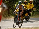 Italský cyklista Matteo Trentin bhem 17. etapy Tour de France.