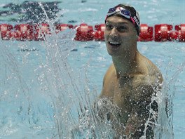 Americk plavec Caeleb Dressel na mistrovstv svta v Kwangdu