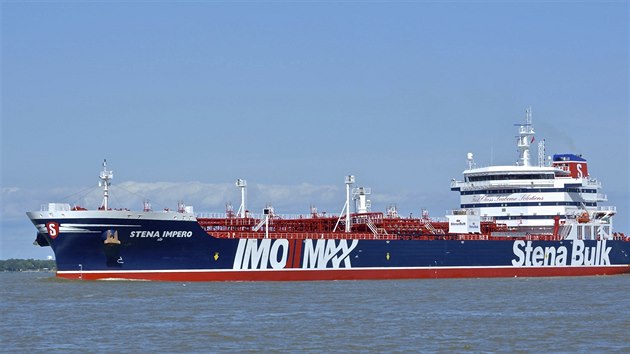 Britský tanker Stena Impero (5. května 2019)