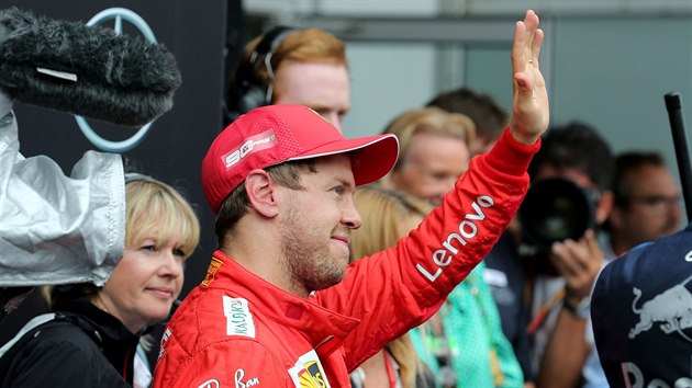 Sebastian Vettel z Ferrari skonil v zvod na Hockenheimringu druh.