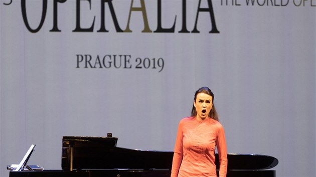 Česká účastnice Zdislava Bočková při svém semifinálovém vystoupení