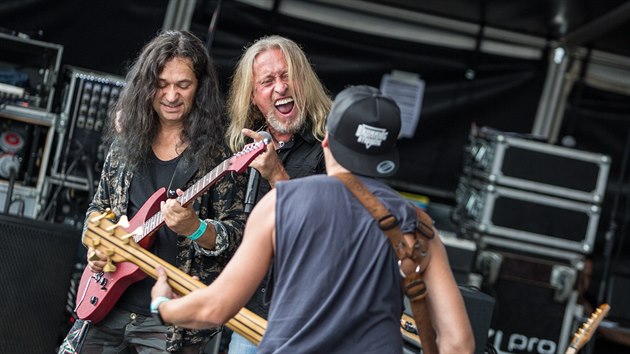 Kamil Stihavka & The Leaders na hudebnm festivalu Hrady CZ na hradu vihov (27. ervence 2019)