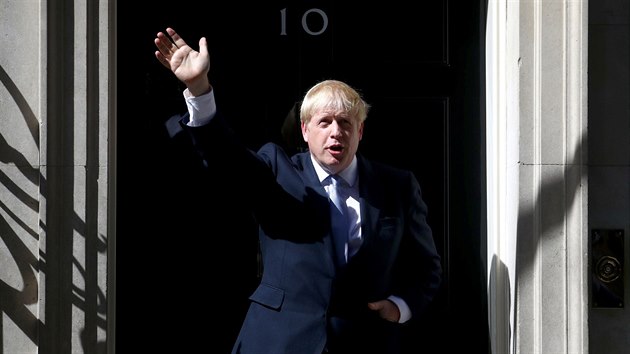 Nov britsk premir Boris Johnson ped svm oficilnm sdlem (24. ervence 2019)