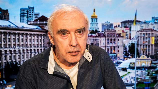 Ukrajinsk psycholog ijc v Praze Rostislav Prokopjuk v Rozstelu (22. 7. 2019)