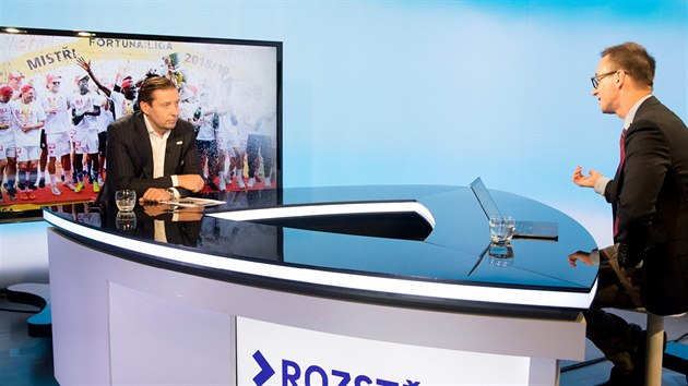 Pedseda Ligov fotbalov asociace Duan Svoboda v diskusnm poadu iDNES.tv Rozstel (23. 7. 2019)