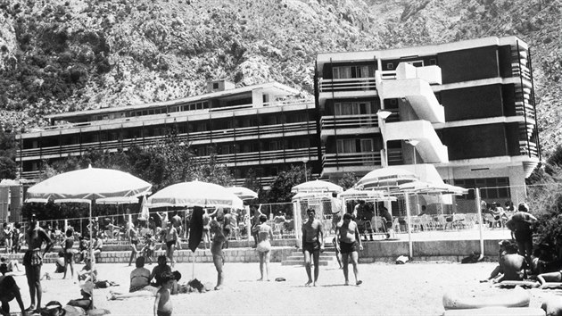 Hotel "Fjord" v Černé Hoře v Kotoru (1968)