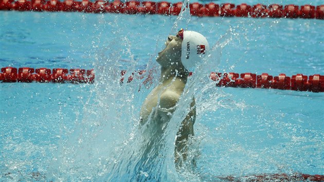 nsk plavec Sun Jang slav na ampiontu v Kwangdu sv tvrt zlato na 400 metr voln zpsob na mistrovstv svta.