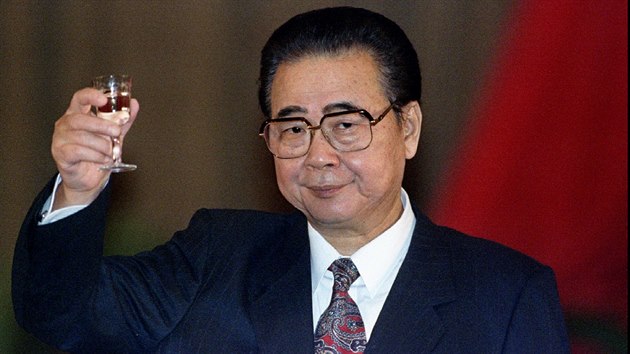 Bval nsk premir Li Pcheng na snmku z roku 1994