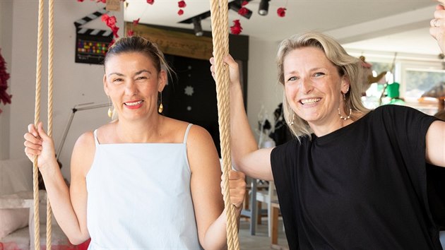 Helena Neumannov (vlevo) a Milena Krlov